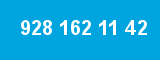 928 162 11 42 928 162 11 42